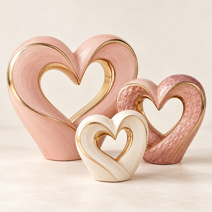 Heart Table Decor Set for Valentine's Day — hero concept image